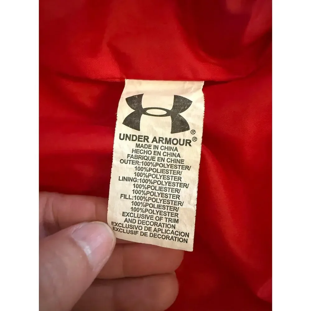 Under Armour Storm ColdGear Puffer Jacket Toddler Size 3T Gray Warm Winter Cozy